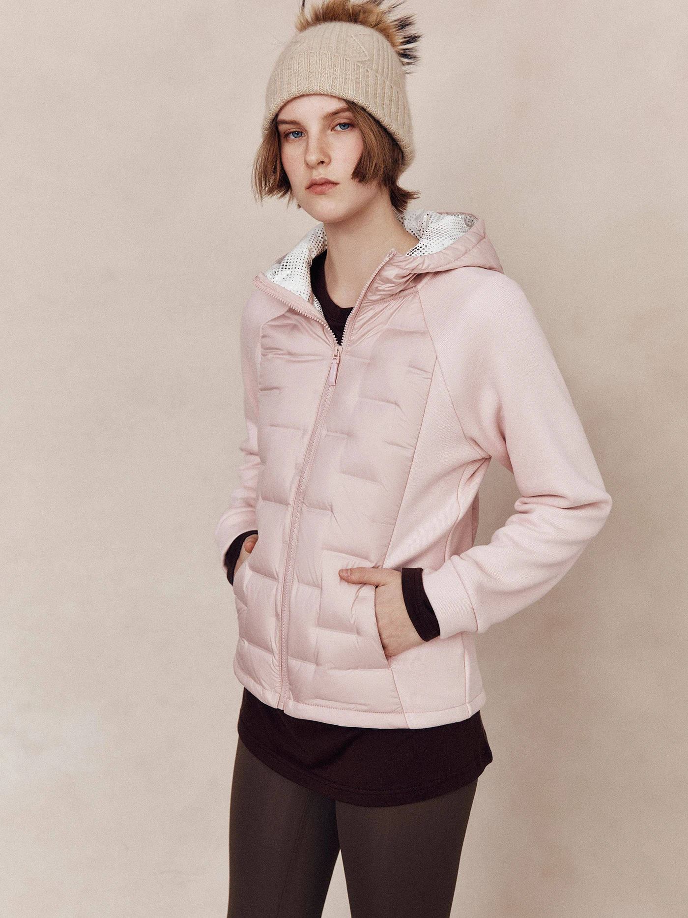 

Женская стеганая утепленная куртка ручной работы с капюшоном, на флисовой подкладке, с эффектом похудения, теплая, модная, повседневная, стильная