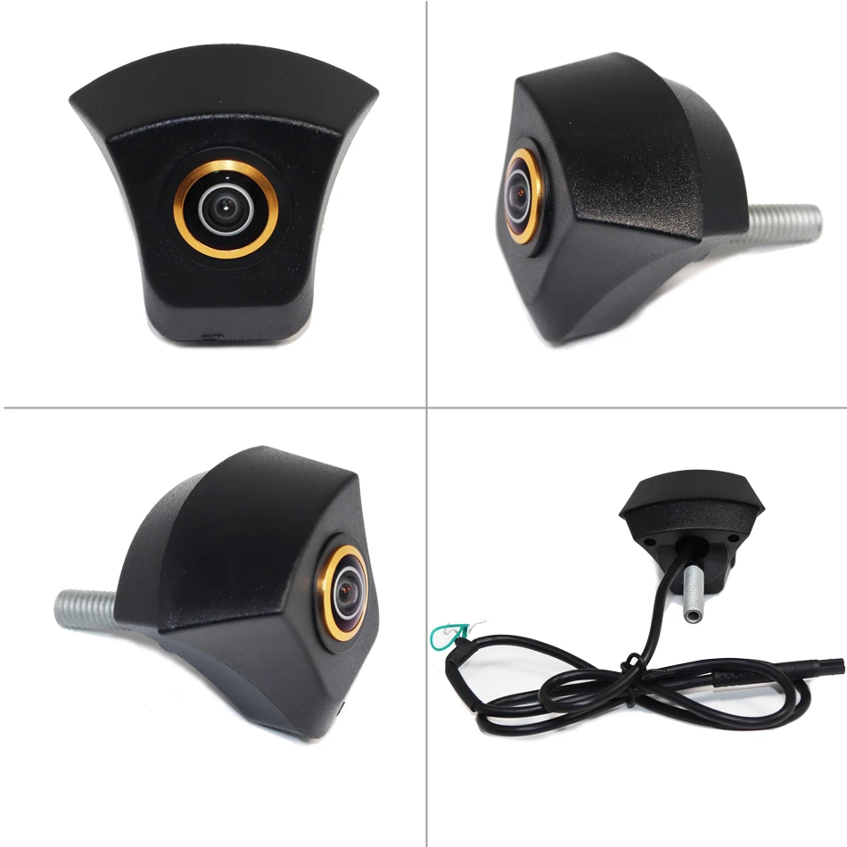 170° Night Vision Car Front View Camera For Audi A1 A3 A4 A5 A6 A7 Q3 Q5 Q7 TT A4L A6L Logo Mark Fisheye Lens HD Camera