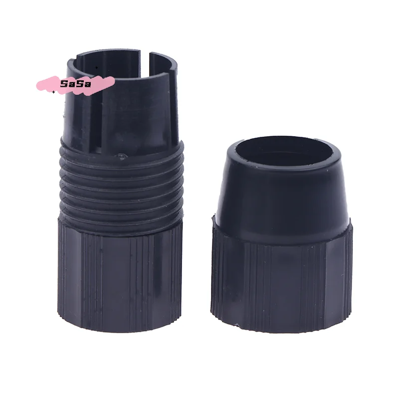 S-1Pc Plastic Telescopic Tube Connector Dip Net Pole Telescoping Pipe Twist Clamp Fixed Lock For DIY Carbon Fiber Tube