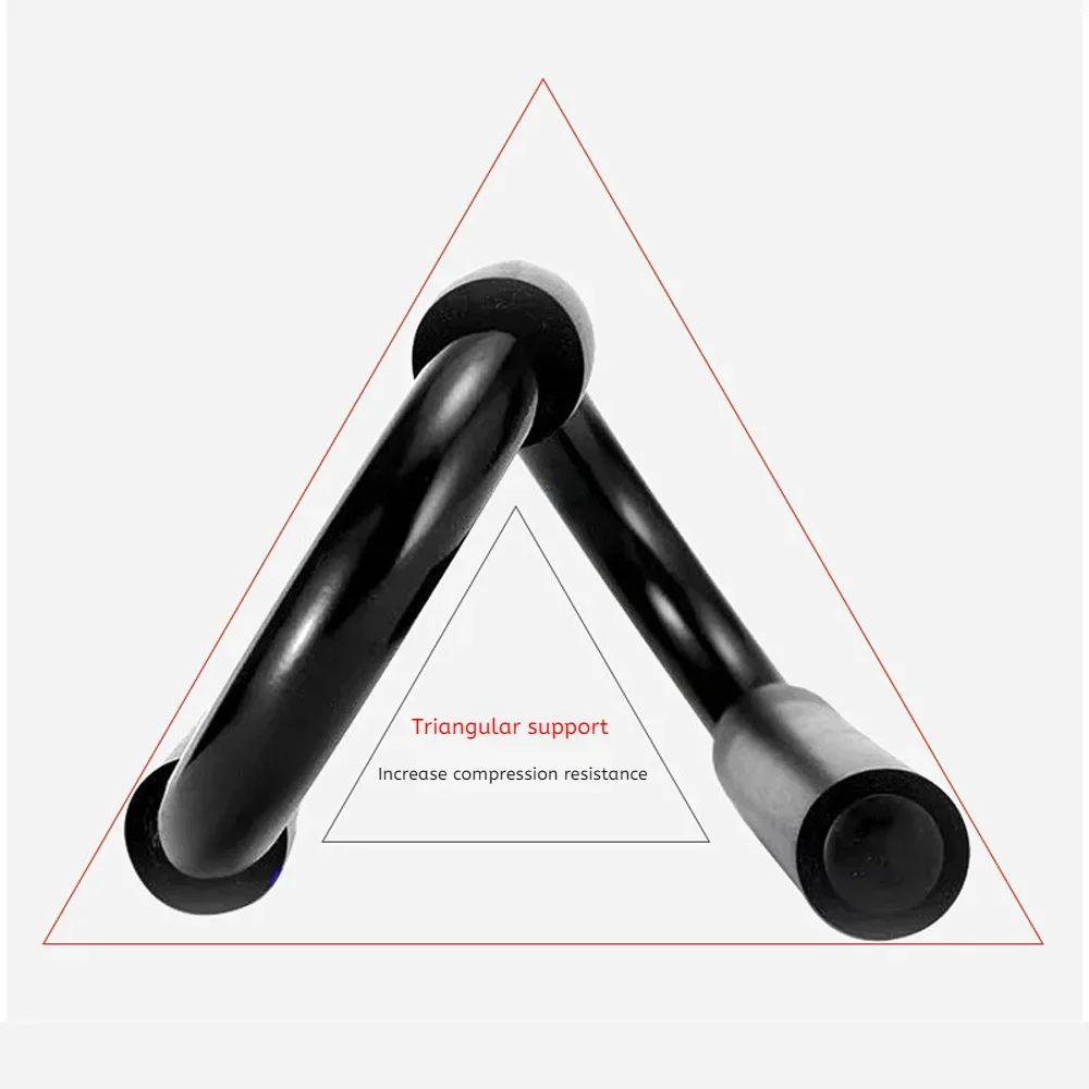 2 Pcs/set Push Up Handle Bracket Bars S Shape Portable Multifunctional Convenient Strength Exercise Fitness Exercise At Home Gym