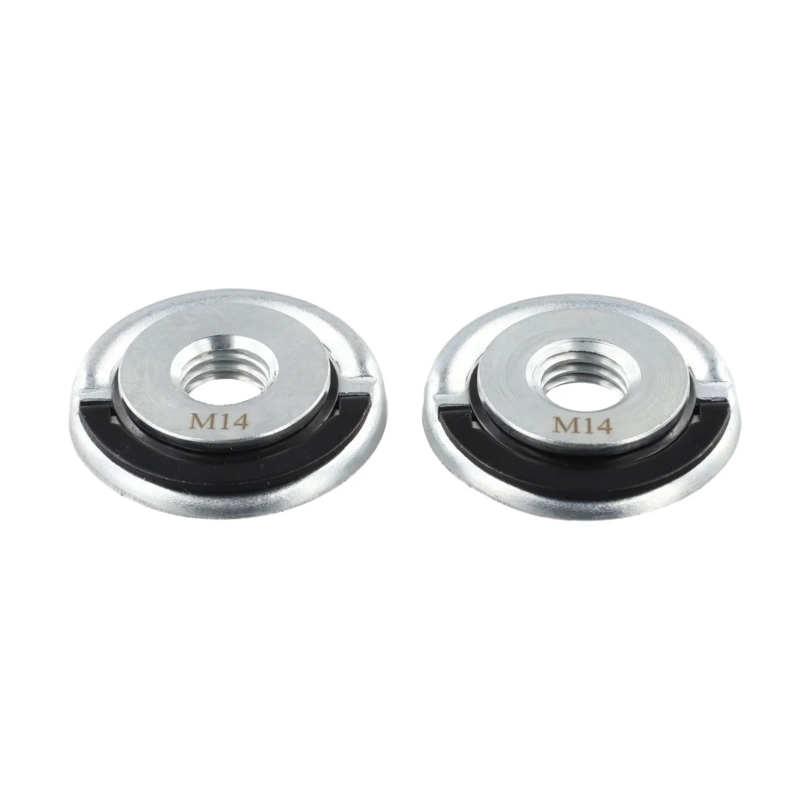 2 Pack Nut Clamps for Angle Grinder Accessories for Quick Release Self Locking Flange Nuts for Efficient Wheel Swap