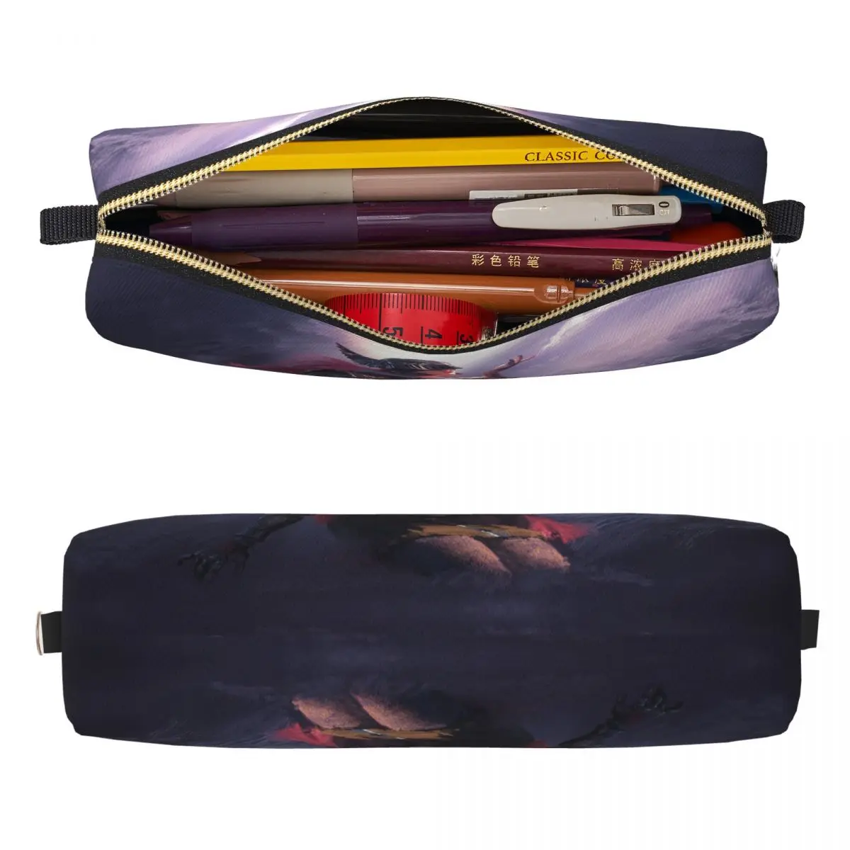 Piórnik Lovely The Blind Valkyre Elden Ring dla graczy, duża pojemność, torba na długopisy dla dziewczyn i chłopców, artykuły szkolne dla uczniów.
