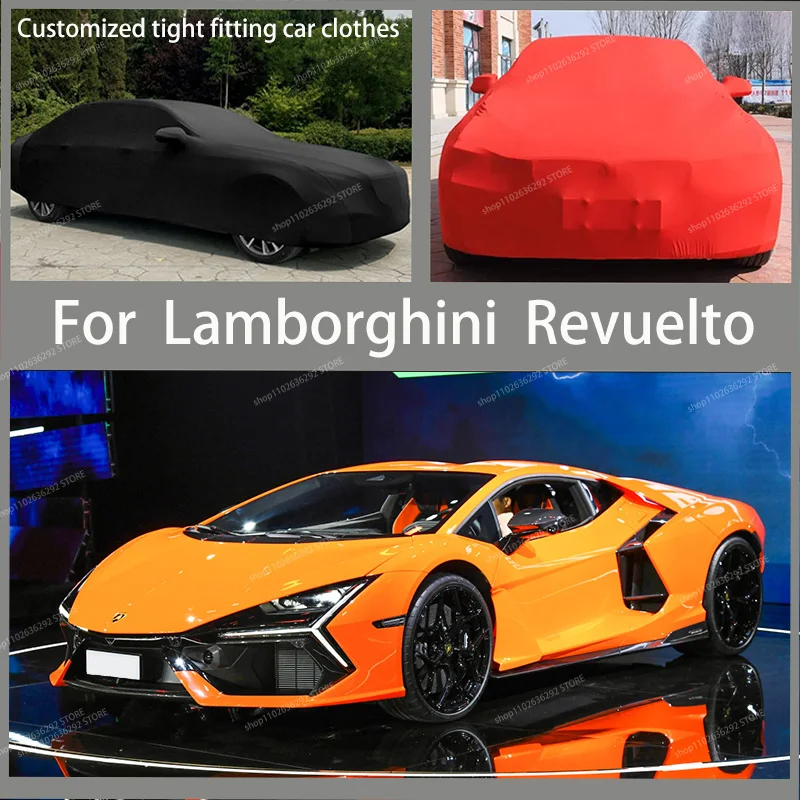 For Lamborghini revuelto car clothing can effectively prevent exposure to sunlight and cool down by 30 ° C,  Car cover