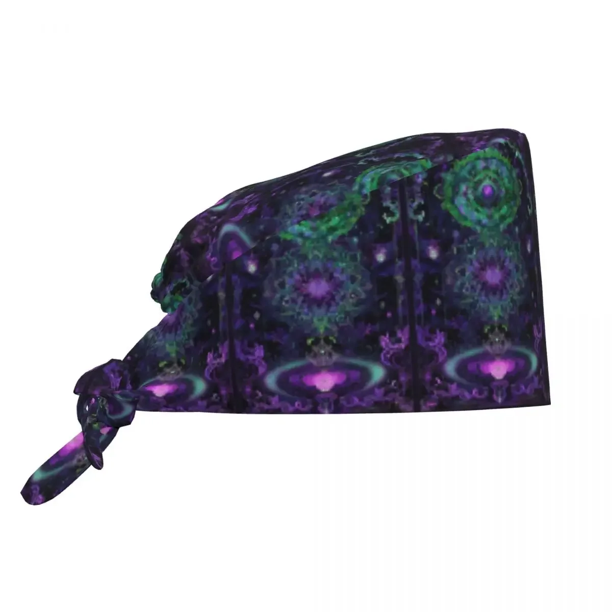 Celestial Neon Glow With Astrological Symbols And Starry Night Scrub Hat Doctor Working Surgical Cap Nursing Caps for Dentist