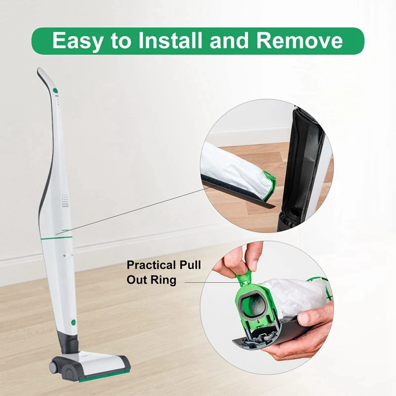 Aspirador Peças, Saco de pó, Compatível para Vorwerk Kobold VB100 FP100, Acessórios