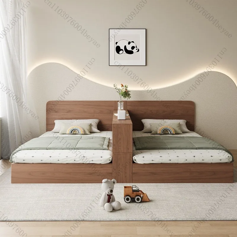 Double bed bed One room becomes two separate partitions Children's bed Two beds Customized partitions
