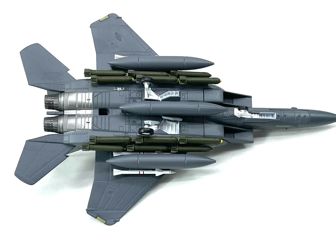 1: 100 American F-15E supersonic fighter model  Finished alloy aircraft model