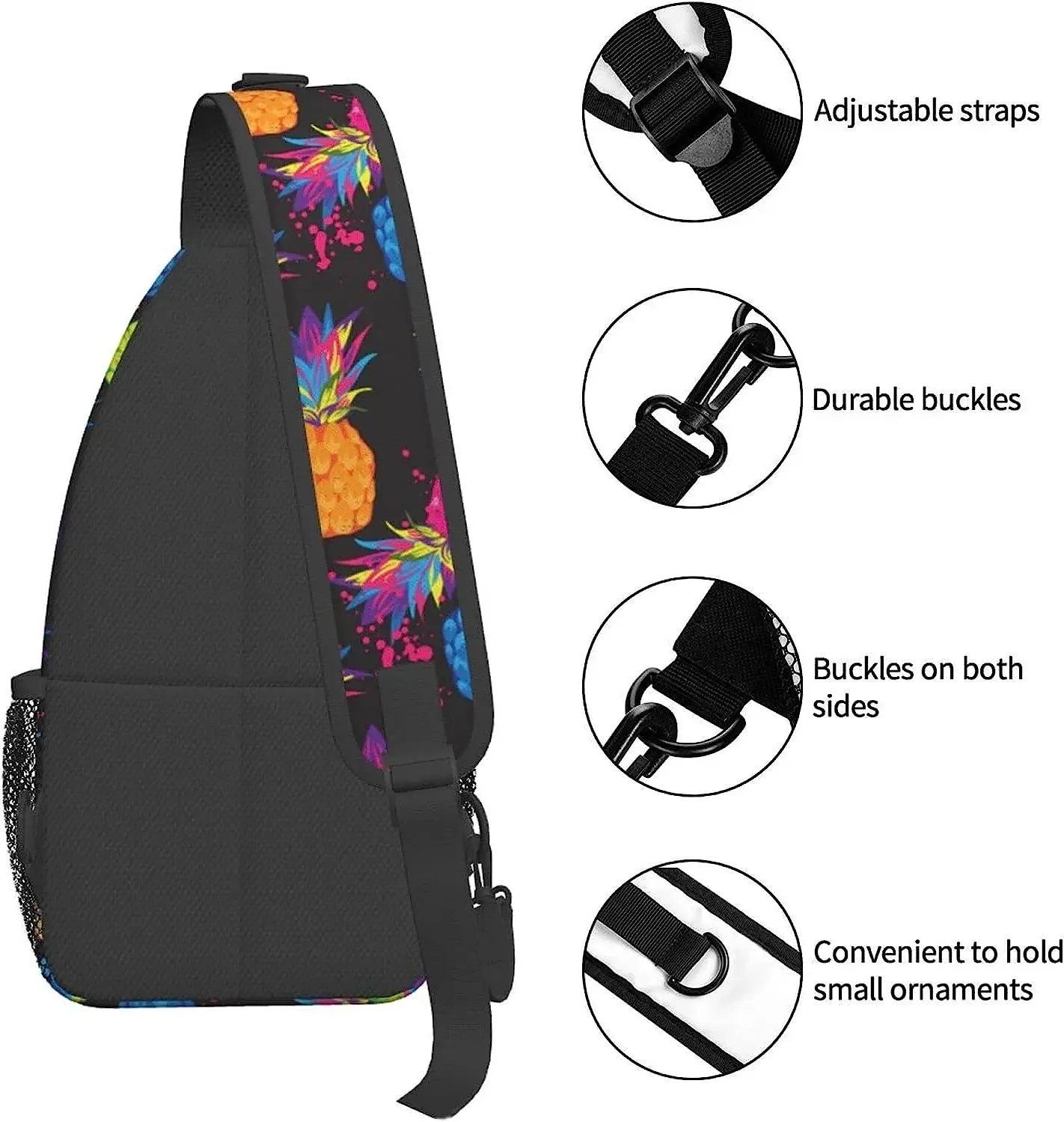 Mochila bandolera unisex para hombres y mujeres, bolso de pecho informal, mochila de hombro, mochila deportiva para viajes, senderismo