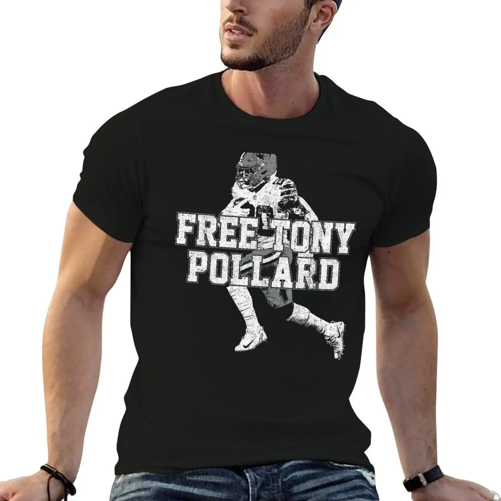 

Free Tony Pollard T-Shirt t shirts for man cotton funny man t shirts high quality luxury brand t shirts for man cotton T-Shirt