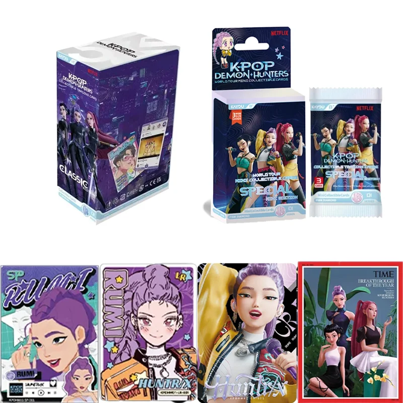 veritables-chasseurs-de-demons-kayou-kpop-‌-carte-Edition-speciale-tour-du-monde-‌-cartes-a-collectionner-jouets-et-cadeaux-du-film-d'animation-huntr-x