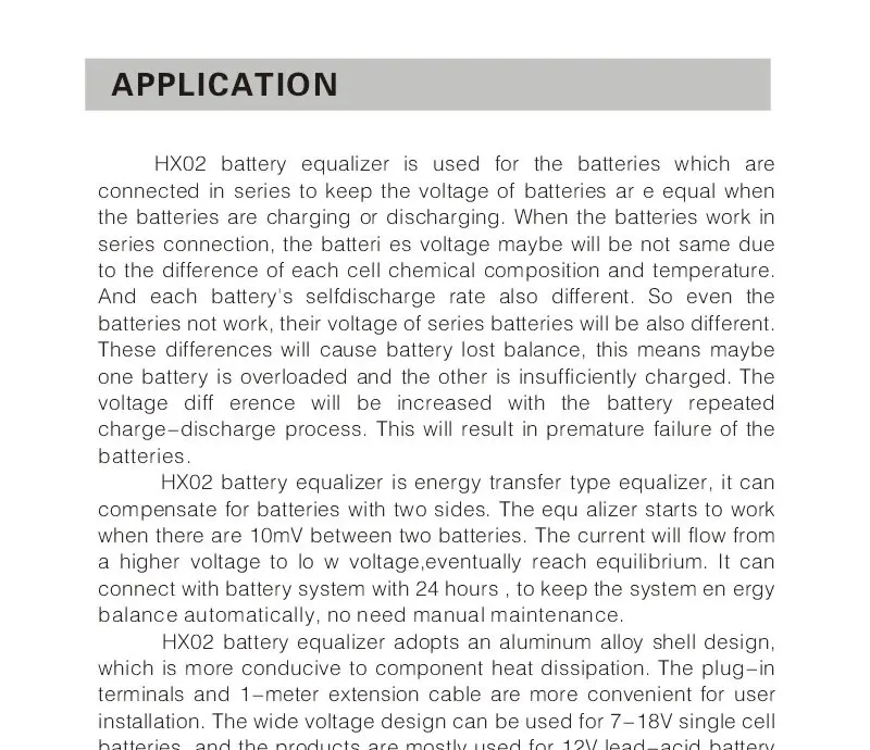 MAZAVA PLC-10 HX02 Battery Balancer 2S 4S 12V 24V 36V 48V 96A ctive LCD Lead Acid Li li-ion LiFePO4 Battery Equalizer Monitor