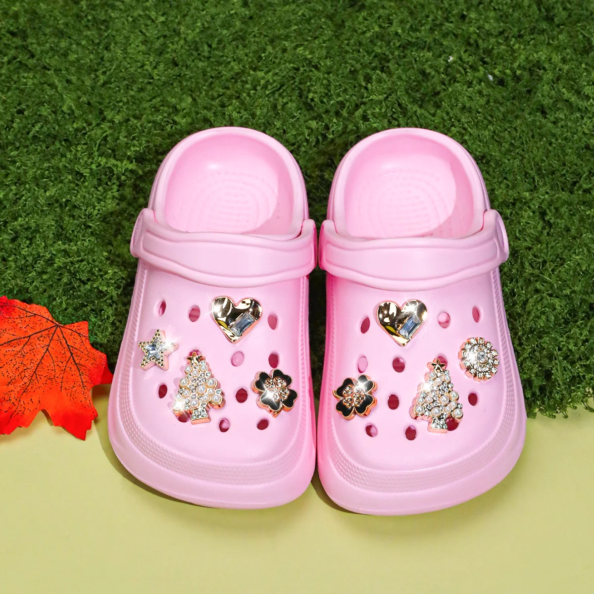 Kids Slip-On Clogs and Mules - Breathable, Waterproof, EVA Garden Shoes with Decorative Chain for Beach and Everyday Wear 168