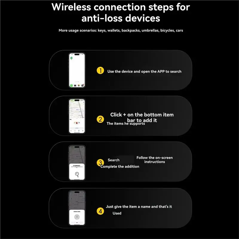 AAAEL-Smart GPS-tracker voor Android voor Google voor auto en persoonlijk trackingapparaat Vind mijn draagbare Airtag B