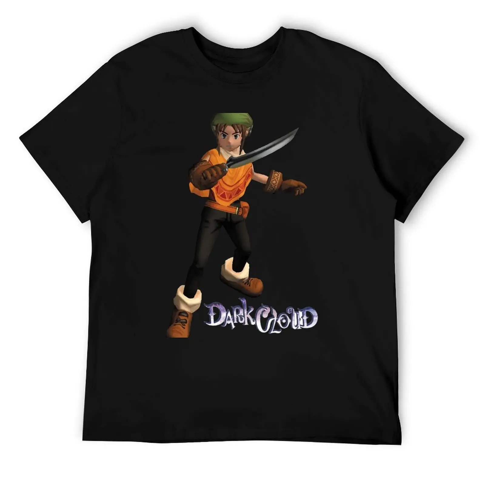 تي شيرت Toan Dark Cloud PS2 Classics تي شيرت رجالي فاخر تي شيرت للرجال تي شيرت قطني