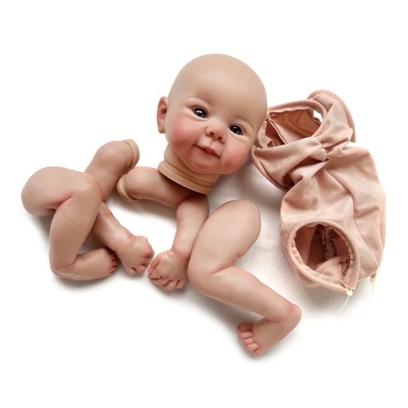 DIY Realistic Cloth Body Baby Vinyl Head Limbs Toy DIY Figure Popular Community Game Making