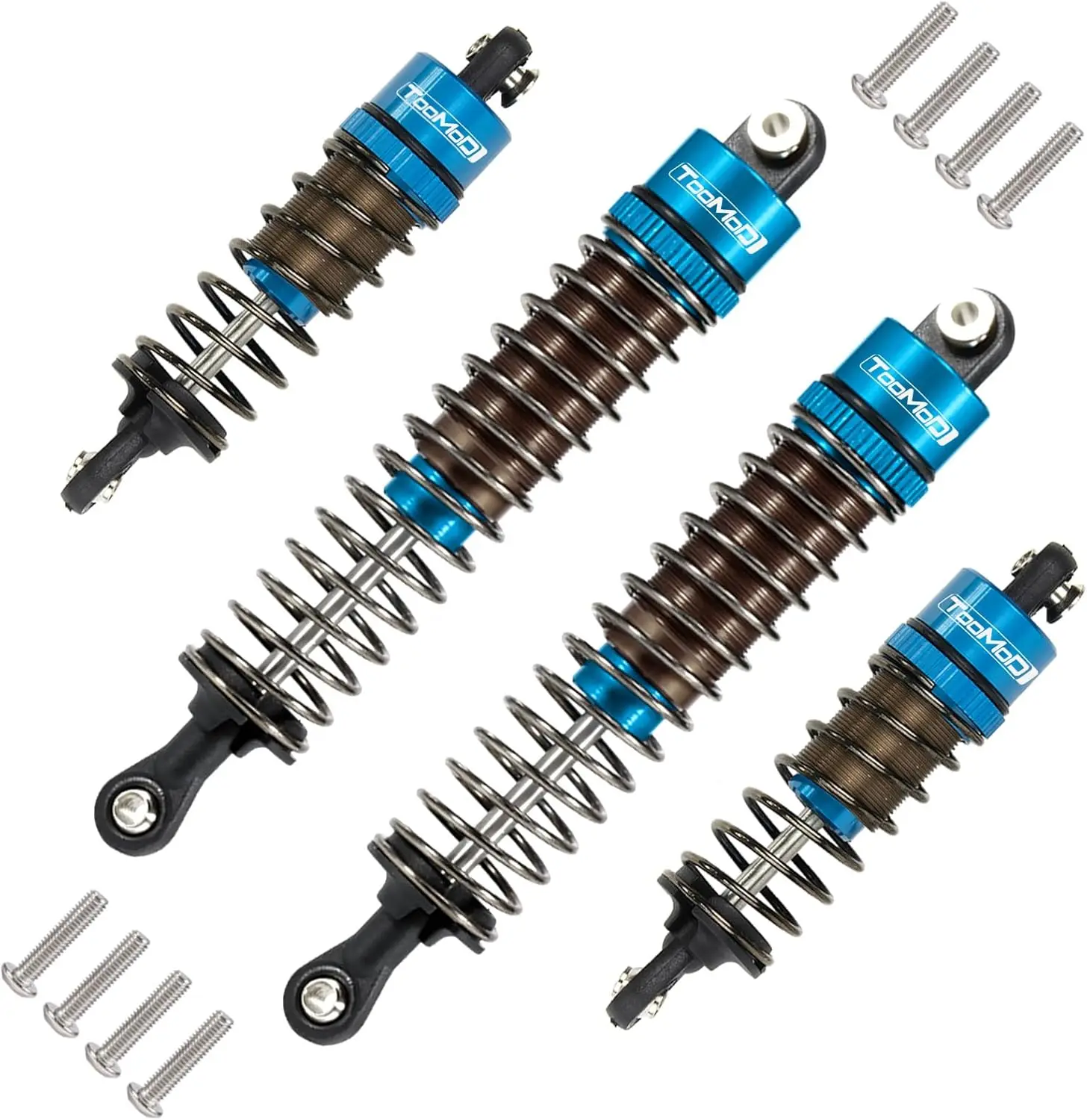 70MM/95MM Front and Rear Oil Filled Shock Absorber Kit for Tamiya RC TT-02B DT-02 DT-03 DT-04 1/10 Buggy Car