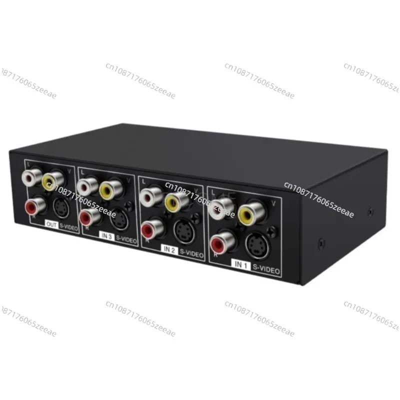 S Terminal Switcher 4 in 1 Out 4 in 1 Out AV Switcher VSSW41 3.5 Output