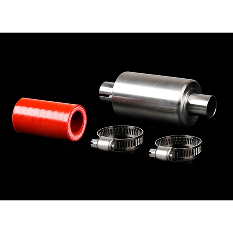 2X New Exhaust Tuned Pipe Muffler For 1/5 HPI KM Rovan Baja 5B 5T 5SC 5SS RC Boat Parts RC Boat Muffler