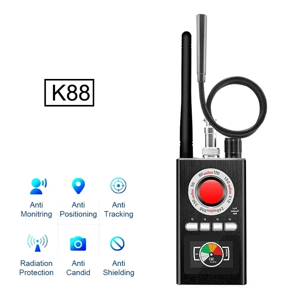 K18 Camera Detector Hotel Cameras Finder Bug GSM GPS Tracker Camera Eavesdropping Device WiFi Signal Detector Anti Spy Camera