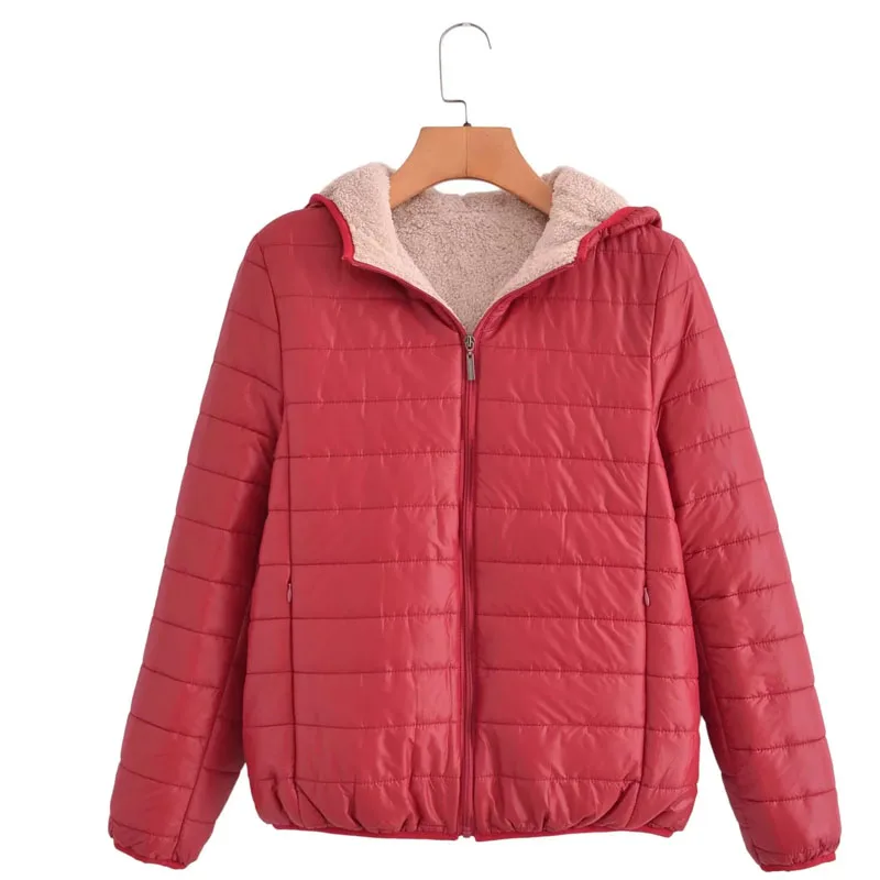 TRAF Short Padded Jacket Demi-Season Women's Down Jacket Long Sleeve Quilted Jacket New In Coat Winter Women's Warm Down Jacket