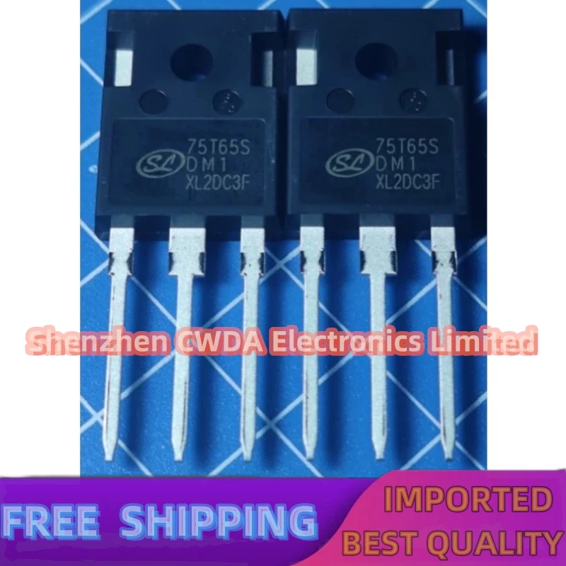 10PCS-20PCS  SGT75T65SDM1P7 75T65S TO-247 IGBT 75A 650V  In Stock Can Be Purchased