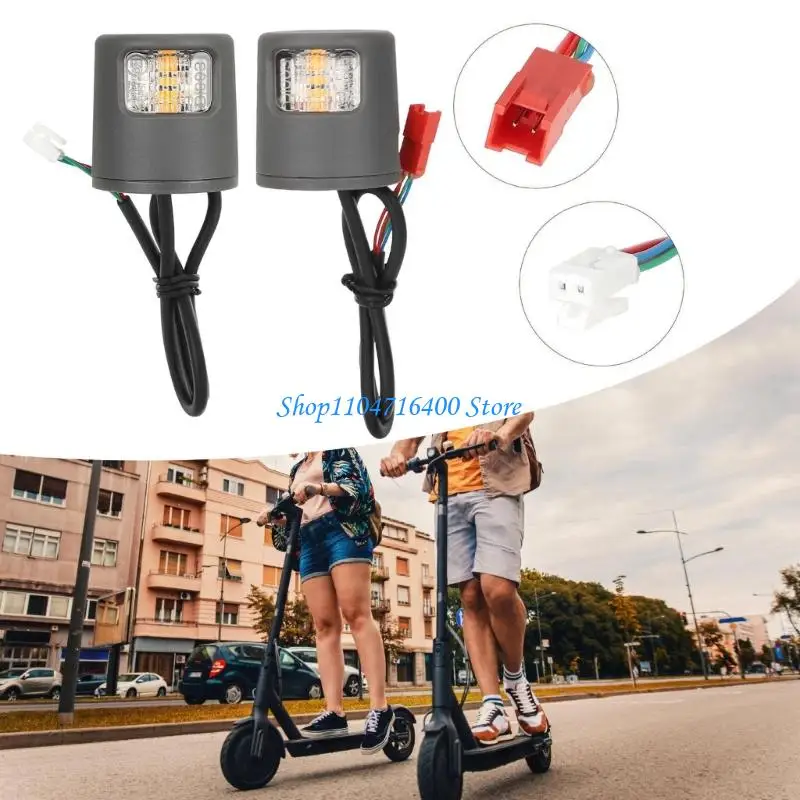 

y1gd противоударный указатель поворота из АБС-пластика для руля электрического скутера, энергоэффективная светодиодная быстрое