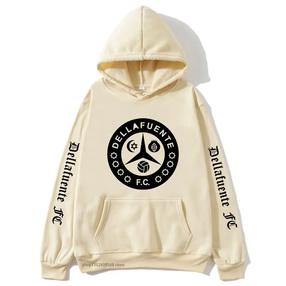 Women Fashion Hip Hop Sweatshirt Dellafuente FC Hoodie Harajuku Streetwear Men Clothes Female Hoody Girls Tops Female Pullovers