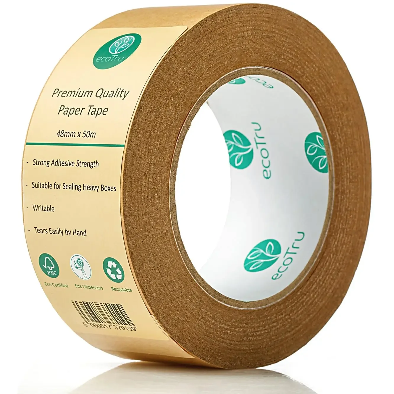 

Kraft Paper Packing Tape for Box Sealing, Heavy Duty Brown Tape with Strong Adhesion for Shipping and Moving, 2 Inch x 44 Yard