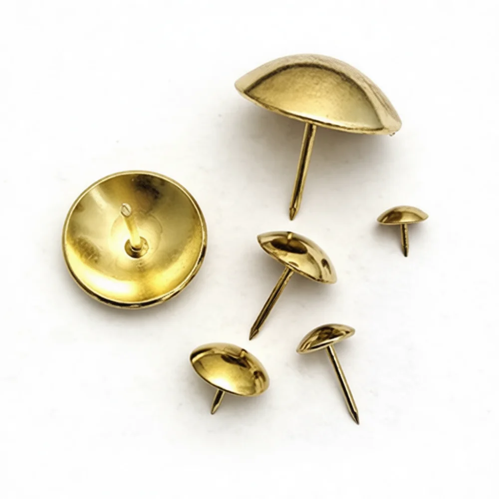 Furniture Decorative Tacks Antique Bronze Upholstery Nails Vintage Round Head Metal Studs Retro Style Pins Sofa Cabinet Hardware