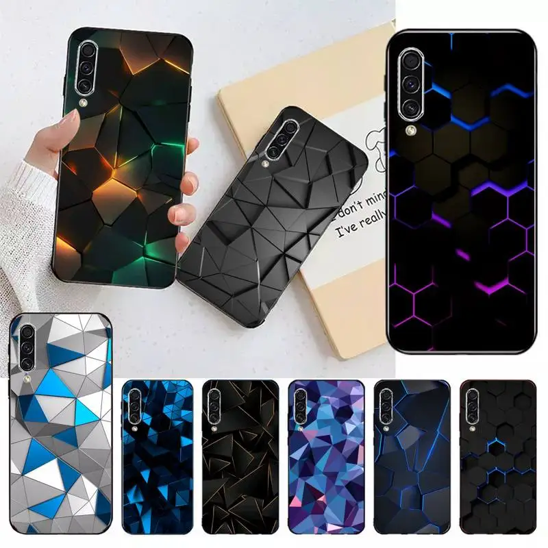 Abstract geometric art pattern Phone Case For Samsung galaxy A S note 22 52 21 20 53 51 71 12 13 10 32 50 fe ultra plus