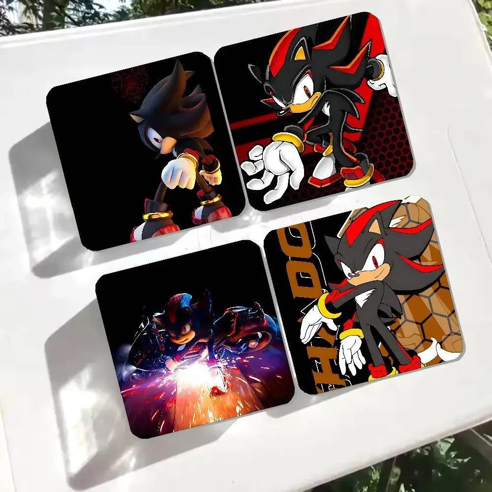 أنيمي القنافذ-الظل صور مغناطيس الثلاجة ملصقات مربعة تخصيص ديكور المنزل هدية تذكارية