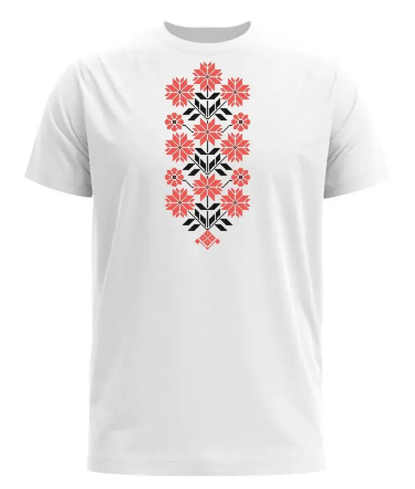 Embroidered Ukrainian Shirt - Traditional Design, 100% Cotton, Vyshyvanka