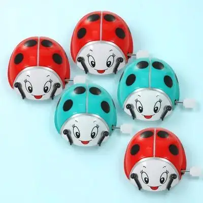 

5Pcs Cartoon Animal Ladybird Clockwork Wind-Up Crawling Learning Game Fun Movement Hand-Eye Coordination Wind-Up Toys