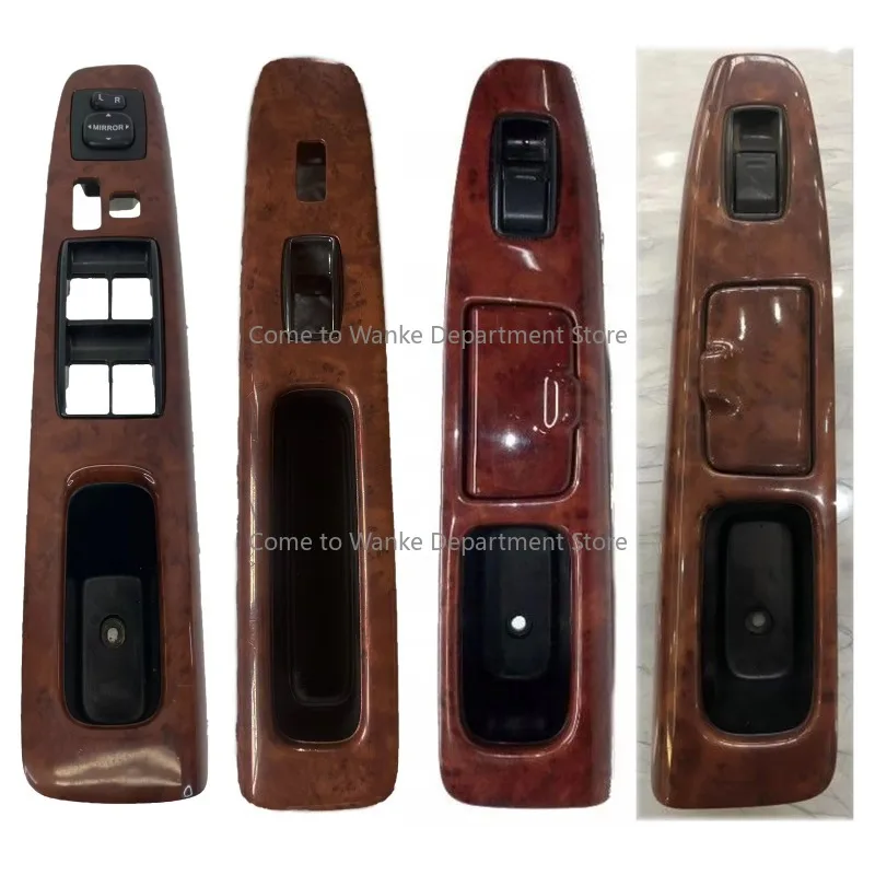 Car Door Window Switch Bezel Trim Window Glass Panel Armrest Lift Switch Button Cover for to-yota Camry 2002-2006 OEM 4PCS