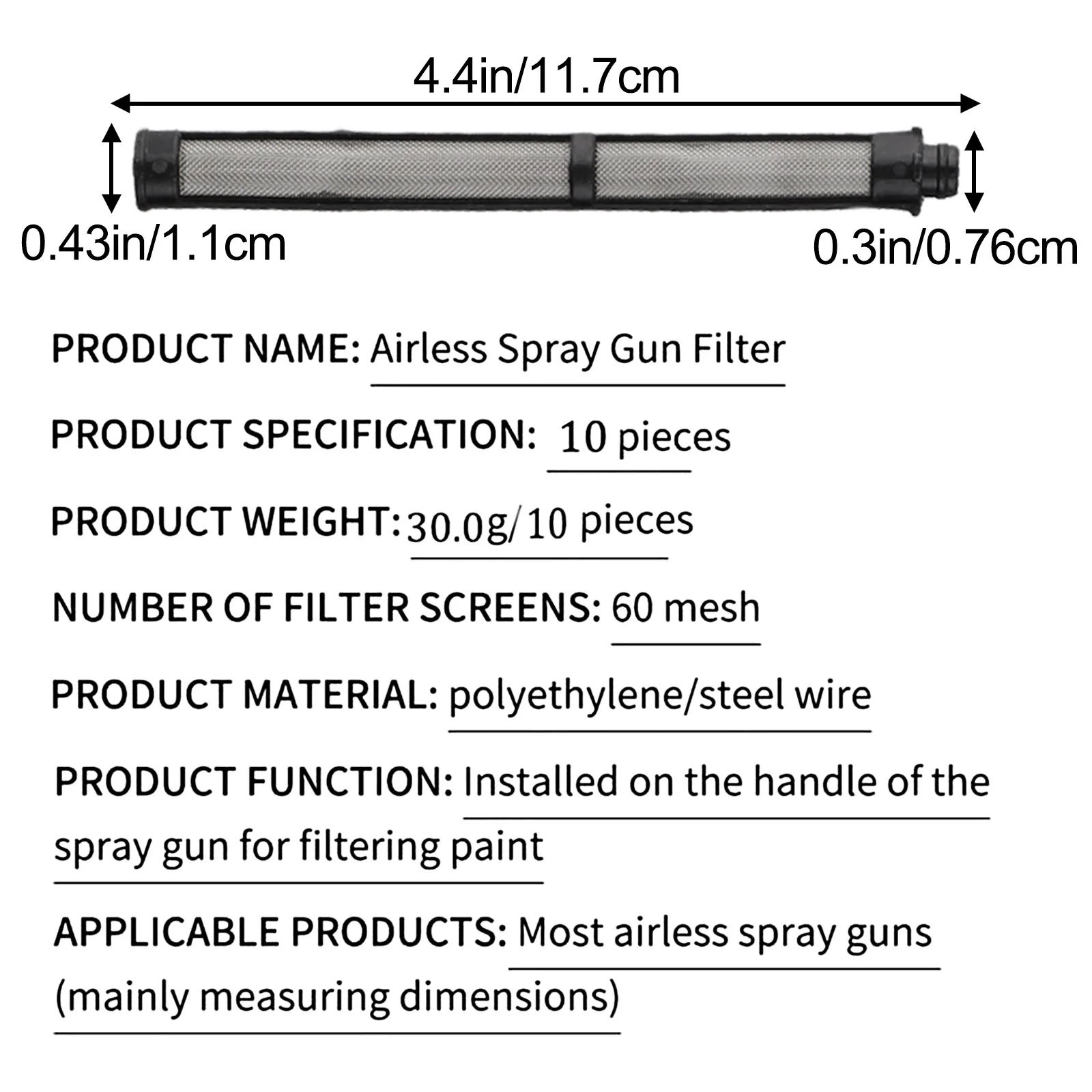 New Suction Pump Pump Filter Screen Filter Set Pump Core Filter Spray Equipment Sprayer Straw Filter 246384 246385