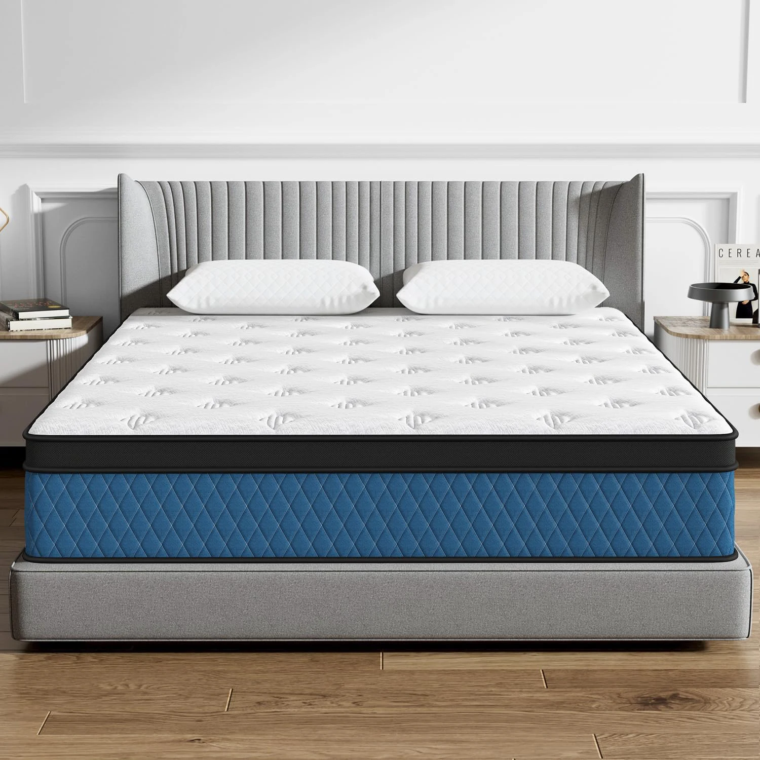 المنتجات الساخنة مقاس كوين مرتبة من اللاتكس الطبيعي الناعم للفندق مرتبة ربيعية ناعمة للنوم المريح