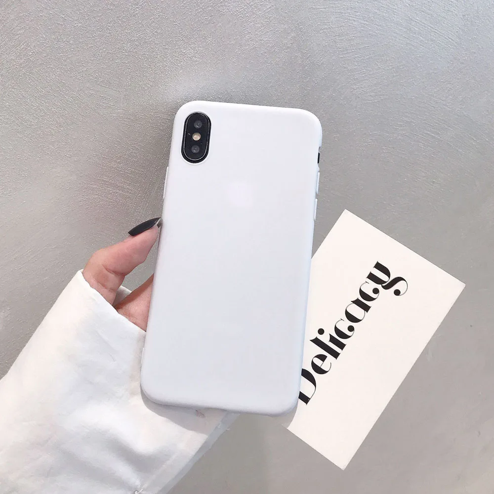 Candy Silione Rubber Stoßfest Fall für iphone X XS Max XR Abdeckung Für iphoneX Xr XS Max Ultra Dünne Stoßstange Fundas Fall Coque – Detail 8