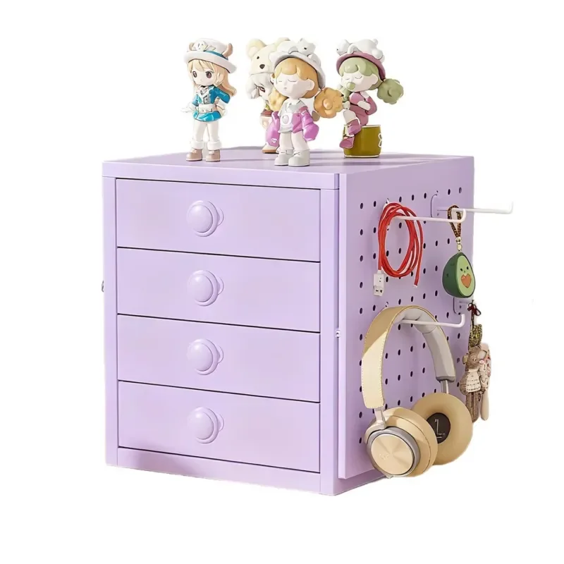 Factory direct carbon steel desktop drawer locker, magnetic material, suitable for bedroom