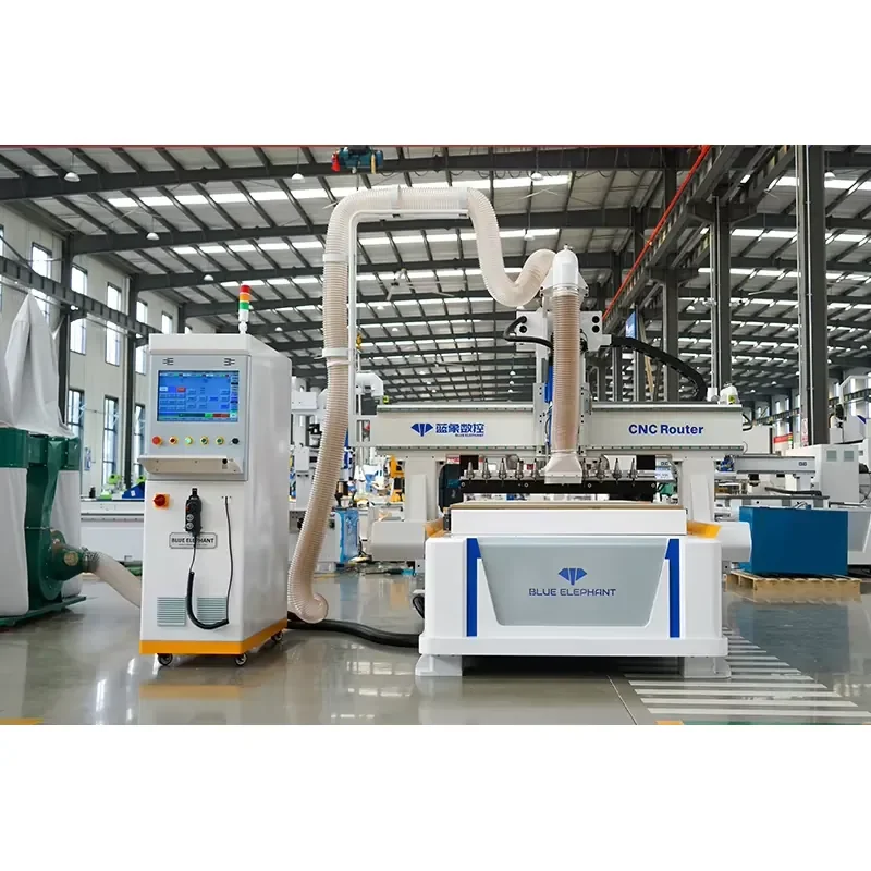 Practical 3 Axis Nesting Wood Router 4*8ft Slotting Carving Machine Particle Board Furniture Decor Processing CNC Router
