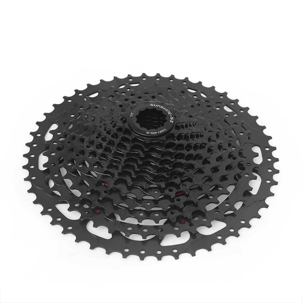 SUNSHINE 12 Speed Mountain Bike Cassette Sprocket 11-46T/50T/52T Black Silvery Freewheel for Shimano Sram Bicycle Parts