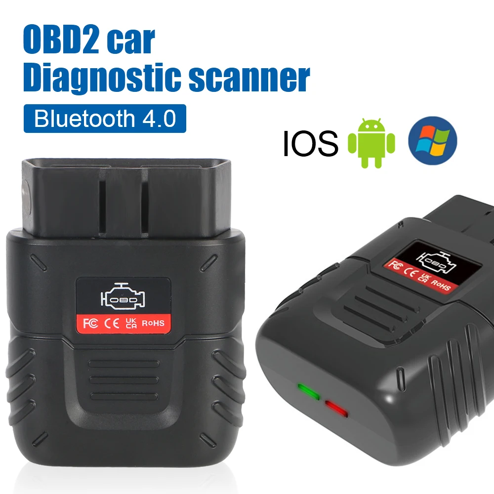 

Car OBD2 Diagnostic Tools ELM 327 Scanner Bluetooth 4.0 for IOS Android PC ELM327 OBDII Code Reader Vehicles Accessories 12V