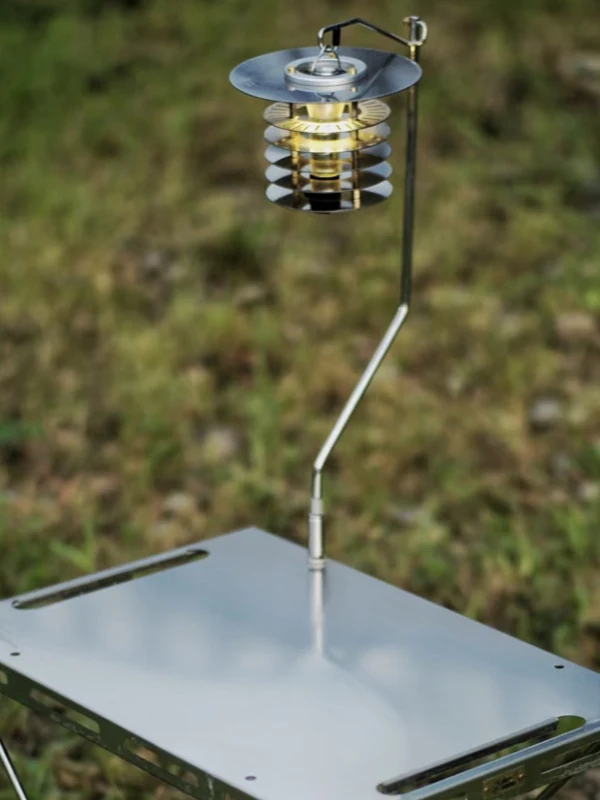 Outdoor Camping IGT Base One M6 Lamp Post IGT Lamp Stand Shelf Hanging Rack Connector Straight Plug Metal Accessories