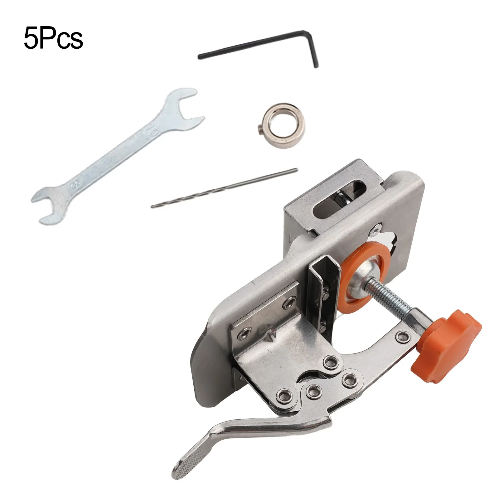 

1pcs Concealed Hinge Jig Stainless Steel Adjustable Drilling Jig With 35mm Bit For Cabinet Door Hinge Mounting Power Tools