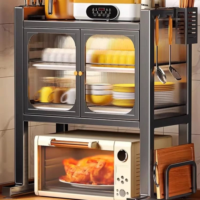 

Kitchen Microwave Shelves Shelves Countertops Multifunctional Household Oven Small Dishes Cupboards Dish Storage Racks