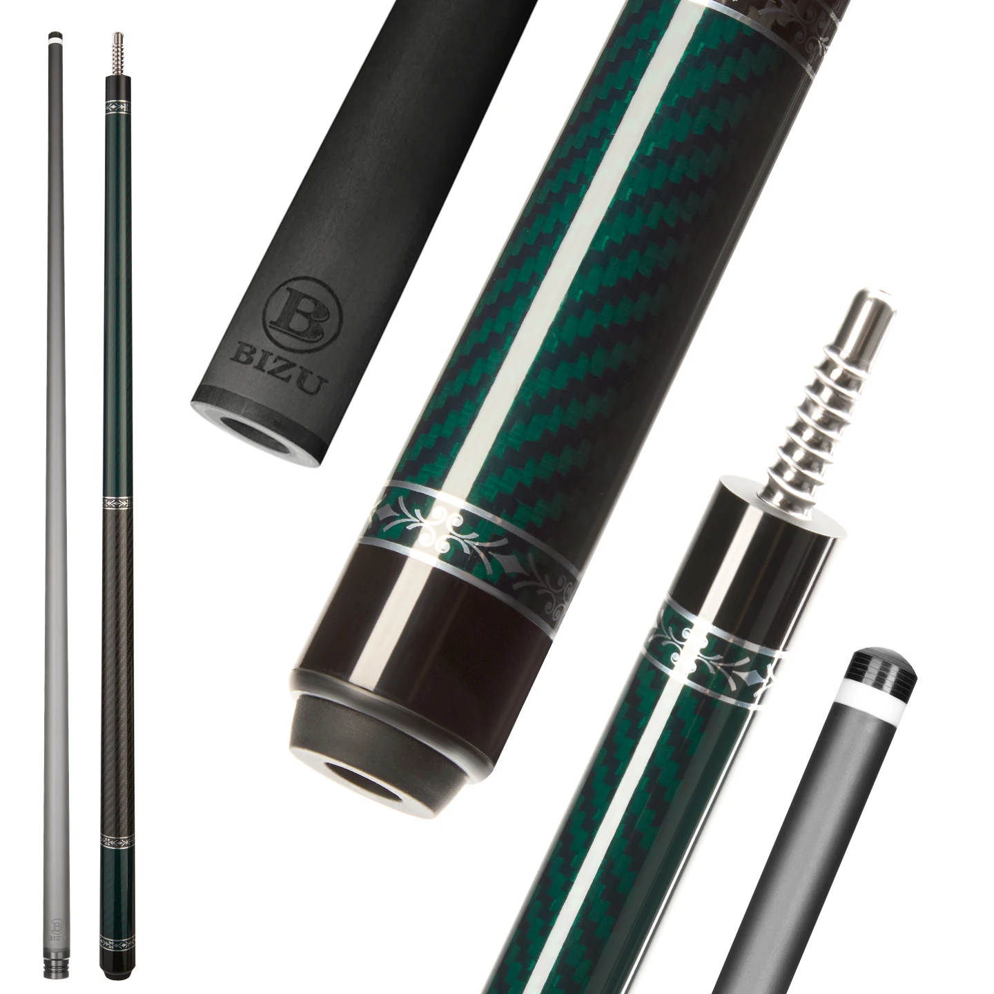 

MARS IMPACT CARBON FIBER POOL CUE-BRILLIANT STAR GREEN/BRILLIANT STAR/BRILLIANT STAR RED