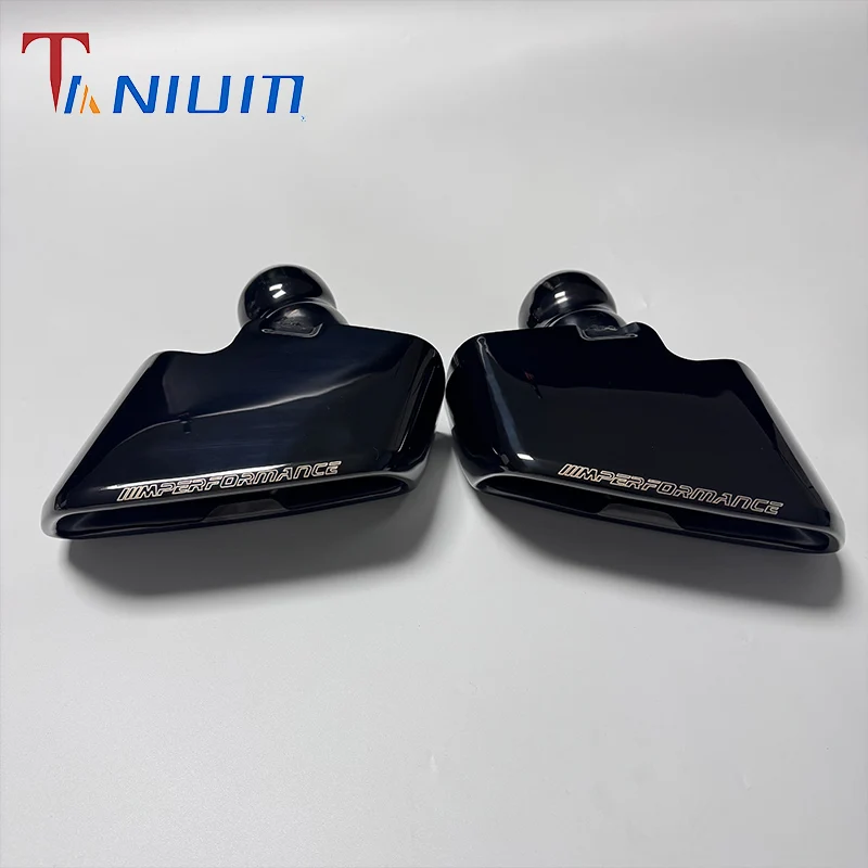 

For BMW G30 G31 530 535 540 550i to MP Bumper Tail Exhaust Vent Tail Pipes Rear MP Exhaust Pipe Cover Trim Tip Square Tailpipe