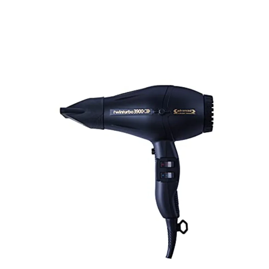 

Turbo Power Twin Turbo 3900 Advanced Hair Dryer in Black with High-Speed Drying and Heat Protection Technology