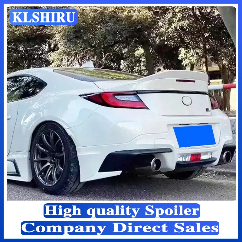 High Quality ABS Spoiler For TOYOTA ZA86 GR86 Subaru BRZ 2022 Body Kit Glossy Black Or Carbon Fiber Rear Wing