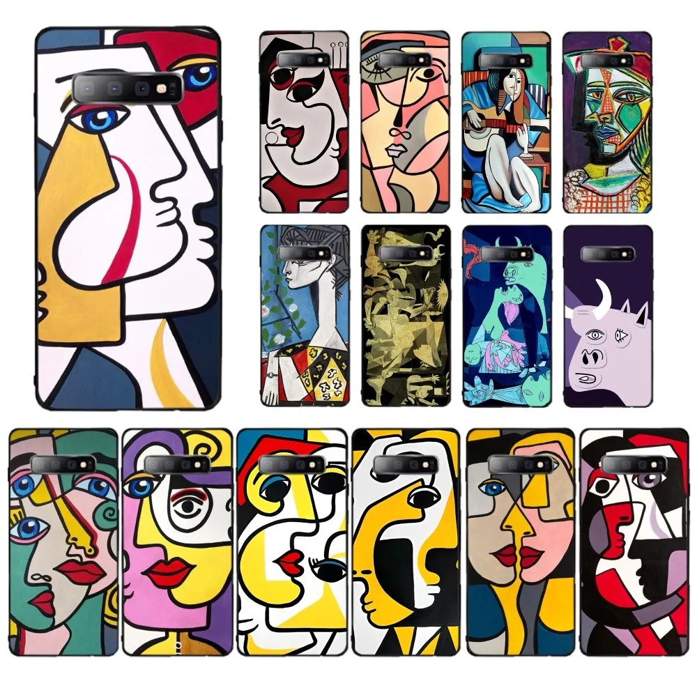 

Picasso Abstract Art Painting Phone Case For Samsung S 9 10 20 21 22 23 30 23plus lite Ultra FE S10lite Fundas