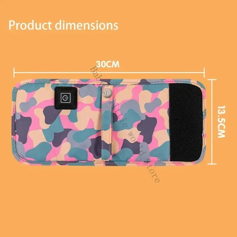 Владелец детской бутылочки с вуалирующей изоляцией и встроенным нагревательным компонентом. Модифицируемый ремень. Постоянный